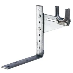 Maxi Doppelhalterung Fenstermontage f. Doppelwellenbolzen