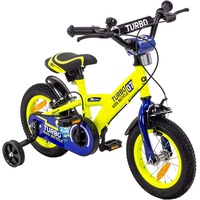 Actionbikes Motors Actionbikes Kinderfahrrad Turbo 12 Zoll Stützräder, V-Brake-Bremsen, Lenker-/Kettenschutz, Klingel