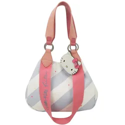 Hello Kitty x Fitzi Shopper 'Hello Kitty fritzi Izzy mini' mit stylischem Hello Kitty-Anhänger Handtaschen   Grau Damen 