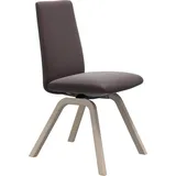 Stressless® Polsterstuhl Laurel, Low Back, Größe M, mit schräggestellten Beinen in Eiche gekalkt gelb
