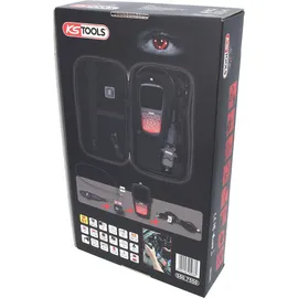 KS Tools Endoskop HD-Videoskop-Satz Ø 3,9 mm 180° und 0° mit Frontkamera-Sonde, flexible PVC Hülle, 3-tlg