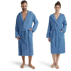 Möve Bademantel Superwuschel cornflower XL