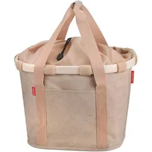 KLICKfix Bikebasket twist coffee braun