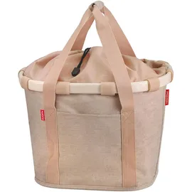 KLICKfix Bikebasket twist coffee braun