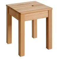 Krok Wood Hocker Tomas aus Massivholz 35x35x45 cm (Buche,
