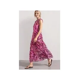 STREET ONE Maxikleid mit Print Rosa 34