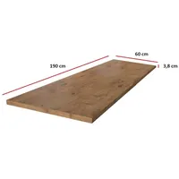Küchen-Preisbombe Arbeitsplatte 190 cm 38 mm Küchenzeile Küchenblock Eiche Lancelot Küche Vigo