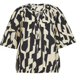 s.Oliver Strukturierte Bluse mit Halbarm im O-Shape schwarz 40