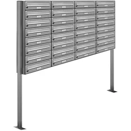 AL Briefkastensysteme 32er Premium Standbriefkasten Edelstahl