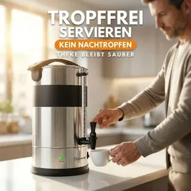 sommertal Kaffeemaschine 15L silber