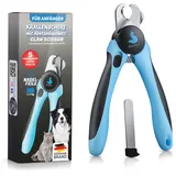 Bluepet Krallenschere / Nagelschere Gr. S mit Schutz für kleine Hunde + Katzen, 1 St