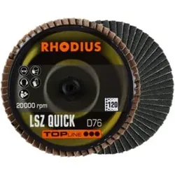 RHODIUS TOPline LSZ QUICK Fächerschleifscheibe D76 K120