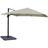Mendler HWC-A96 300 x 300 cm Creme-Grau