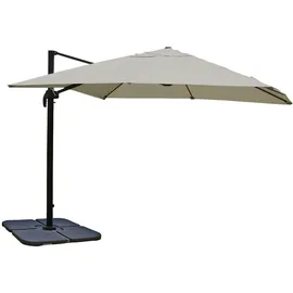 Mendler HWC-A96 300 x 300 cm Creme-Grau