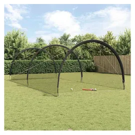 vidaXL Baseball & Softball Schwarz 702 x 369,5 x 243,5 cm