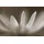 Queence Wandsticker QUEENCE "Blüte", beige, B:90cm H:60cm T:0,1cm, Folie, Wandtattoos, Selbstklebend, kinderleichte Anbringung