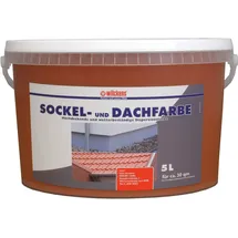 Wilckens Sockel- und Dachfarbe 5 l ziegelrot