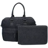 Vadobag Wickeltasche "Care Vienna Hello Little One", Baby, Gr. B/H/T: 16cm x 28cm x 40cm, grau (dunkelgrau), Kunstfaser, unifarben, Taschen, mit passender Wickelunterlage