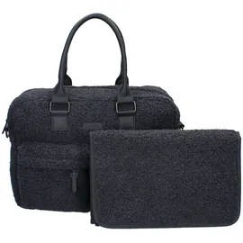 Vadobag Wickeltasche "Care Vienna Hello Little One", Baby, Gr. B/H/T: 16cm x 28cm x 40cm, grau (dunkelgrau), Kunstfaser, unifarben, Taschen, mit passender Wickelunterlage