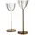 Loberon Kerzenständer-Set Piacello Glas/Eisen Antikbraun