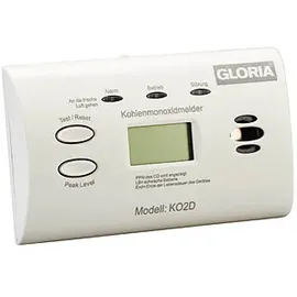 Gloria Kohlenmonoxidmelder KO2D Weiß 1