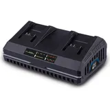 SCHEPPACH Doppelladegerät SDBC2.4A passend für alle 20V-IXES Akkus
