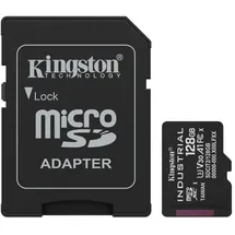 Kingston Technology Industrial microSD Speicherkarte 128 GB inkl. SD-Adapter