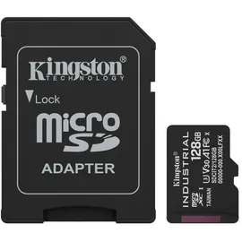 Kingston Technology Industrial microSD Speicherkarte 128 GB inkl. SD-Adapter