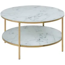 VCM ebuy24 Couchtisch Weiß, Holzwerkstoff, 80x45x80 cm, Wohnzimmer, Wohnzimmertische, Couchtische