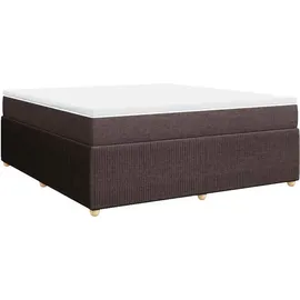 vidaXL Boxspringbett 180 x 200 cm Dunkelbraun
