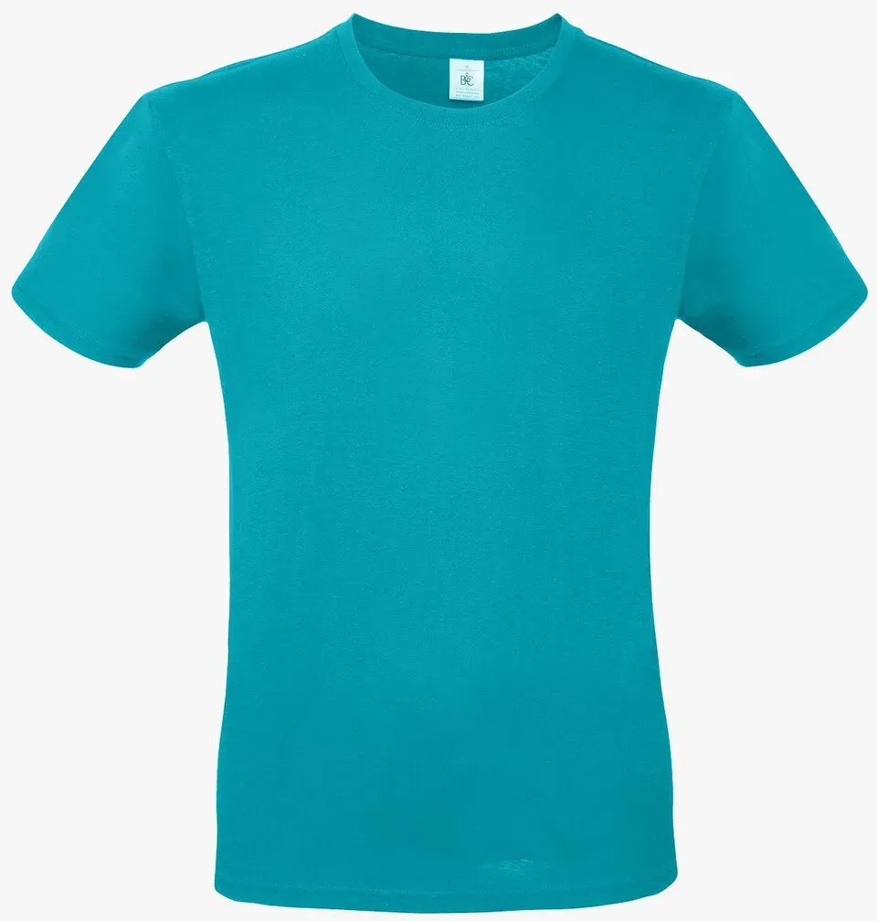 B&C - #E150 Herren T-Shirt - Real Turquoise / L
