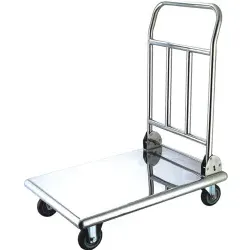 Stalgast Transportwagen für Thermoboxen, Edelstahl, klappbar LT0701740 , Maße (B x T x H): 740 x 480 x 870 mm