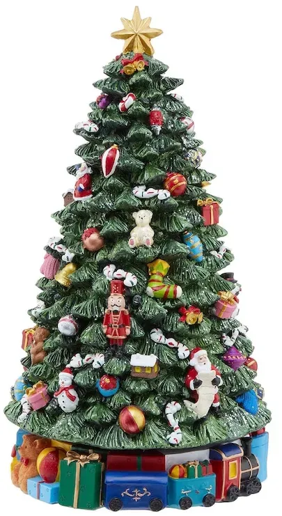 BUTLERS X-MAS XL Spieluhr Weihnachtsbaum Höhe 35cm Dekoration 1 ct