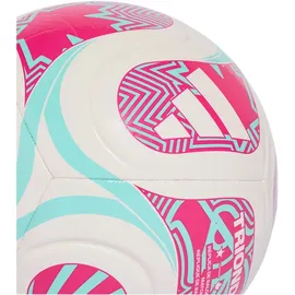 adidas FIFA Fußball-Weltmeisterschaft 26 Trionda Club Ball White / Flash Aqua / Shock Pink Gr. 4