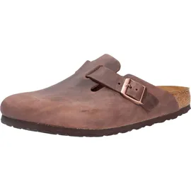 Birkenstock Boston Nubukleder geölt schmal habana 43