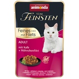 Animonda Vom Feinsten Adult Kalb + Hühnchenfilet 36 x 85 g