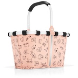 Reisenthel carrybag XS Kids Einkaufskorb 33,5 x 18 x 19,5 cm / 5 l/Cats and Dogs Rose