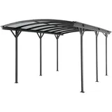 Floraworld Einzelcarport 300 x 5,05 m anthrazit inkl. Regenrinne