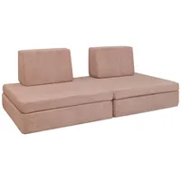 Ehrenkind Kindersofa Ehrenkind Modulares Spielsofa aus weichem Cord rosa