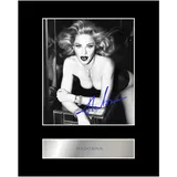 Madonna Signiert Foto Display