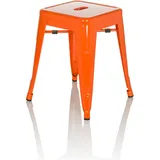 HJH Office Hocker Vantaggio Metall Orange
