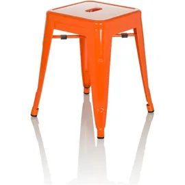 HJH Office Hocker Vantaggio Metall Orange