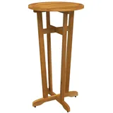 vidaXL Garten-Bartisch Ø60 x 105 cm Massivholz Akazie Braun