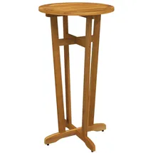 vidaXL Garten-Bartisch Ø60 x 105 cm Massivholz Akazie Braun