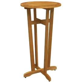 vidaXL Garten-Bartisch Ø60 x 105 cm Massivholz Akazie Braun