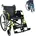 Mobiclinic Mobiclinic Rollstuhl Bolonia Aluminium Faltbar und leicht Klappbare geteilte rückenlehne Abnehmbare fußstütze Armlehnen Für Grün
