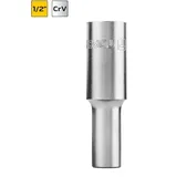 Topex 1/2" Stecknuss lang CrV 19 mm
