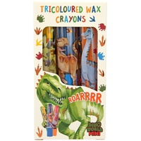 DEPESCHE Dino World Mini Dino Tricolor Wachsmaler Set
