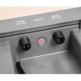 esotec Solar Teichbelüfter-SET 25/600 LiFePo4 Akku, Teichbelüftung Pumpe 101876