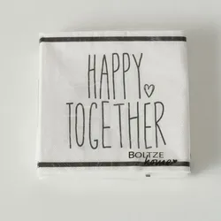 Serviette Stappo 20 Stück weiß Variante 2